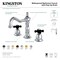 Kingston Brass KS1978PKX Duchess Widespread Bathroom Faucet W/ Brass Pop-Up, Nickel KS1978PKX - alternate 3